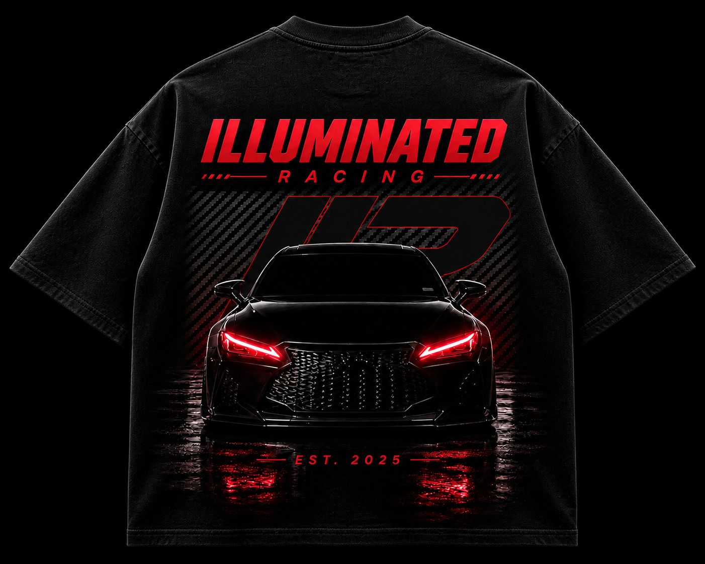 ILR Oversized Black Graphic T-Shirt