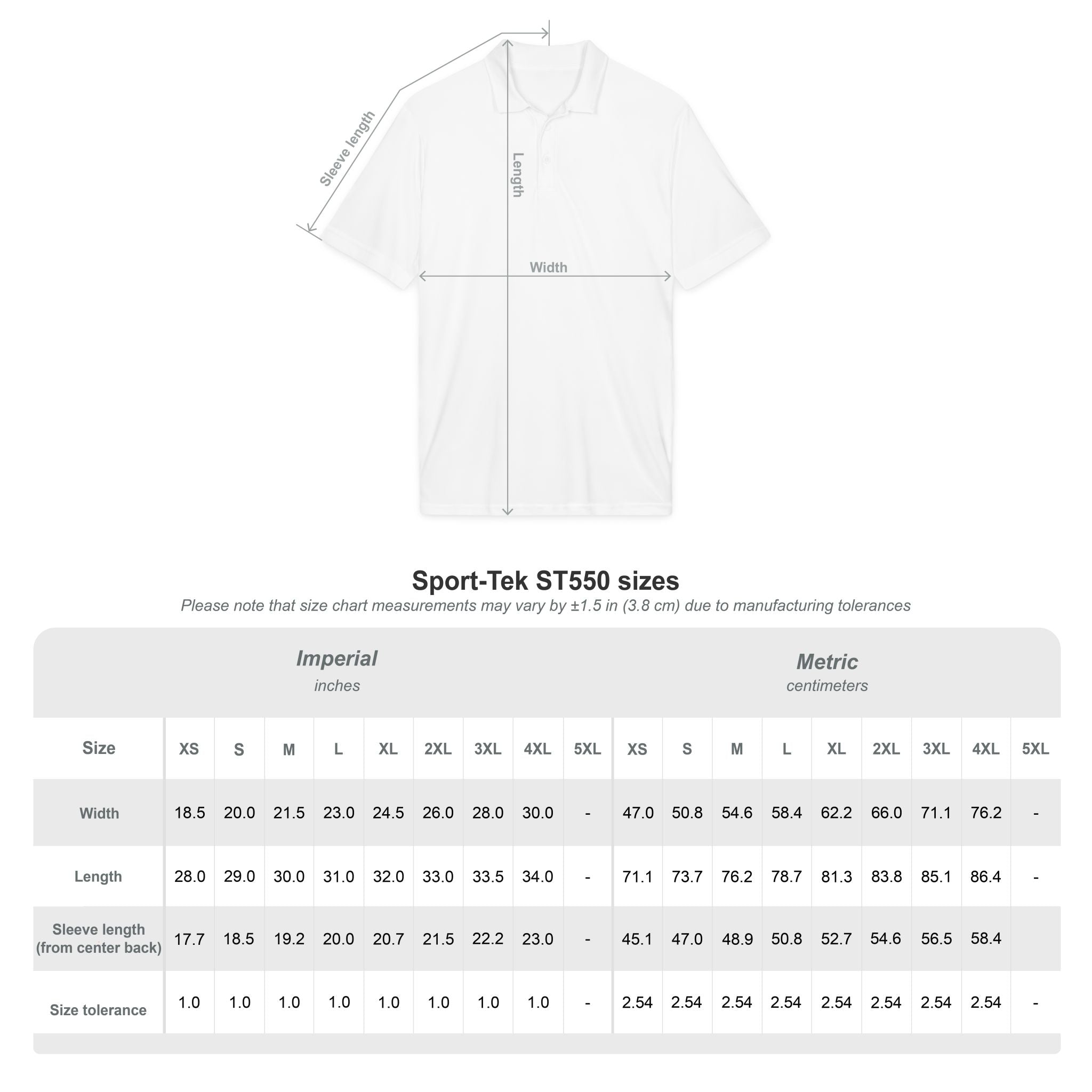 White Logo Polo Shirt — Minimal Chest Emblem Performance Golf Polo